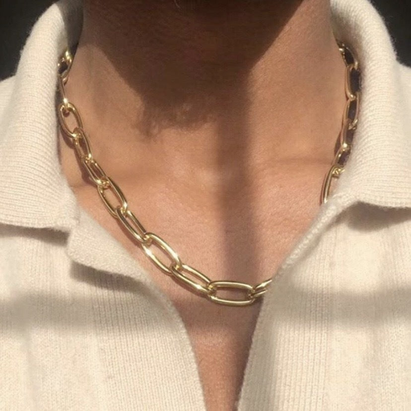 European Gold Chain Necklace